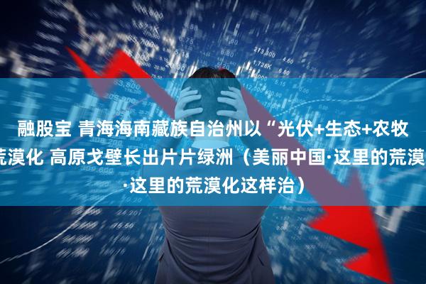 融股宝 青海海南藏族自治州以“光伏+生态+农牧业”治理荒漠化 高原戈壁长出片片绿洲（美丽中国·这里的荒漠化这样治）